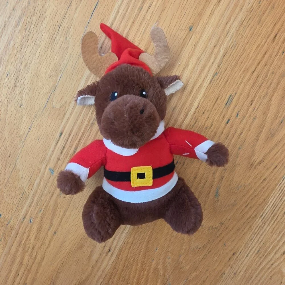 NWOT Etsy Plush Christmas Moose Stuffed Animal Toy